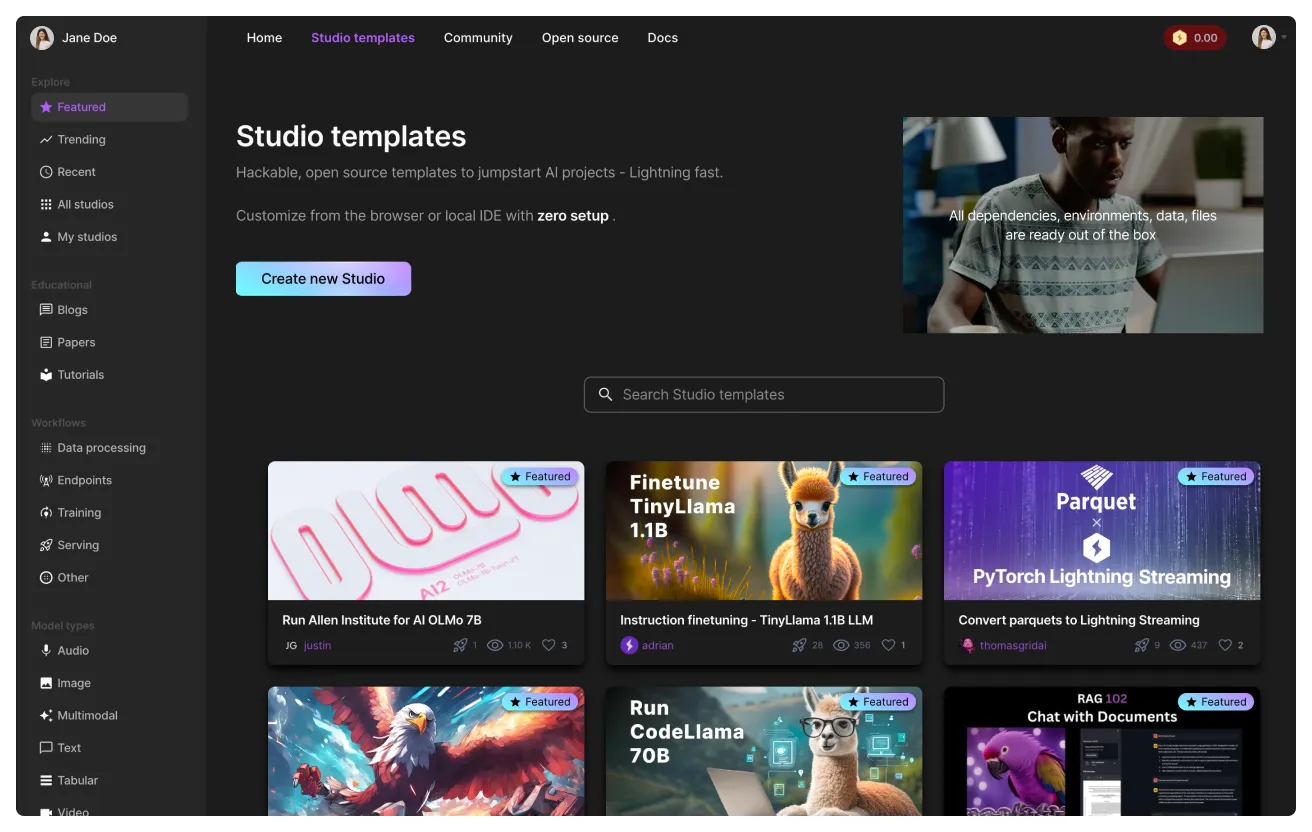 Public Studio templates.